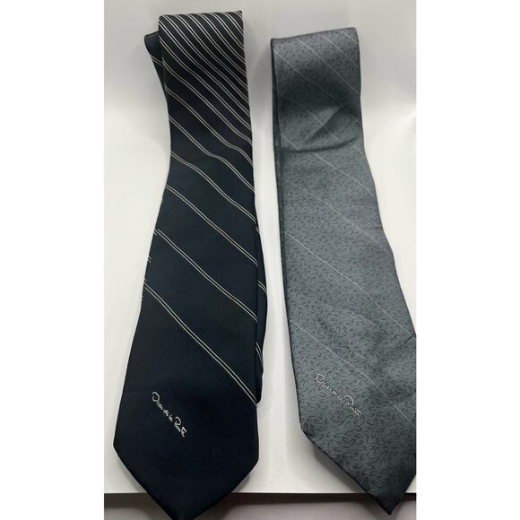 Set of 2 Oscar de la Renta Ties - Picture 1 of 5